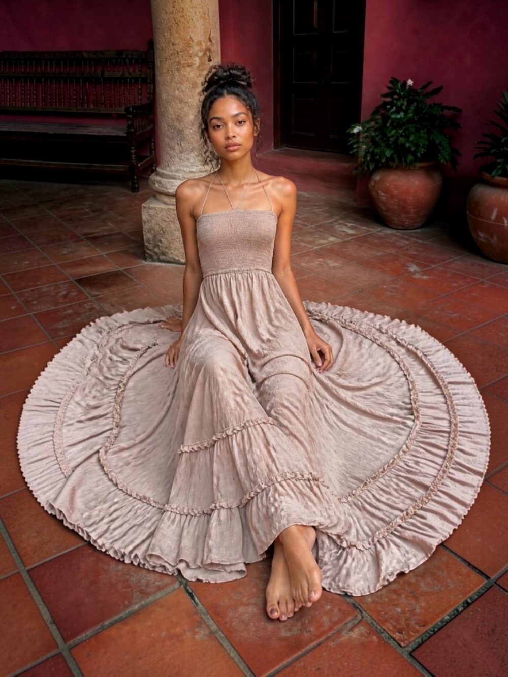 ✨️COPY! Highly Sought After! Free People Endless Summer Extra-Tropical Dress!